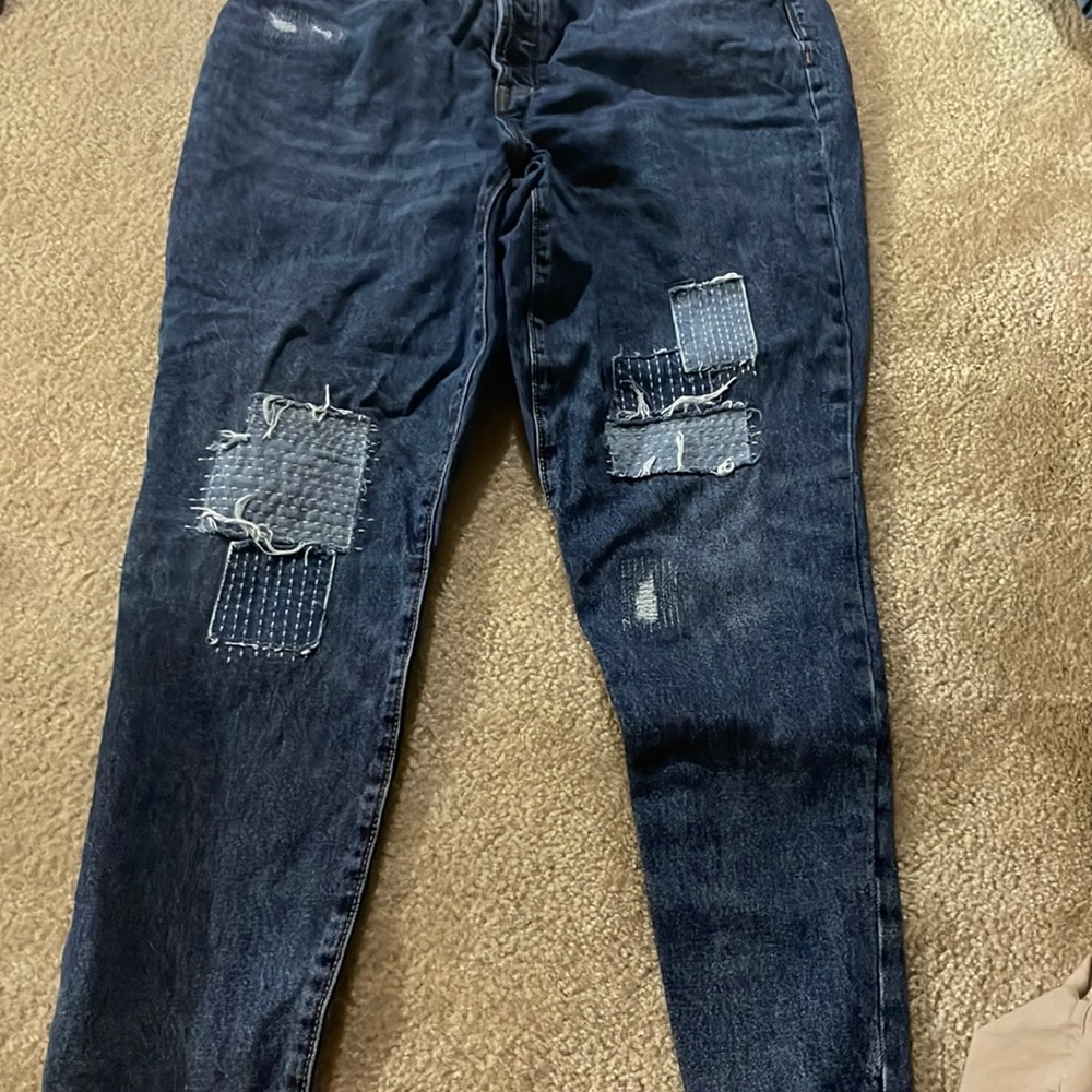 old navy extra high-rise straight jeans